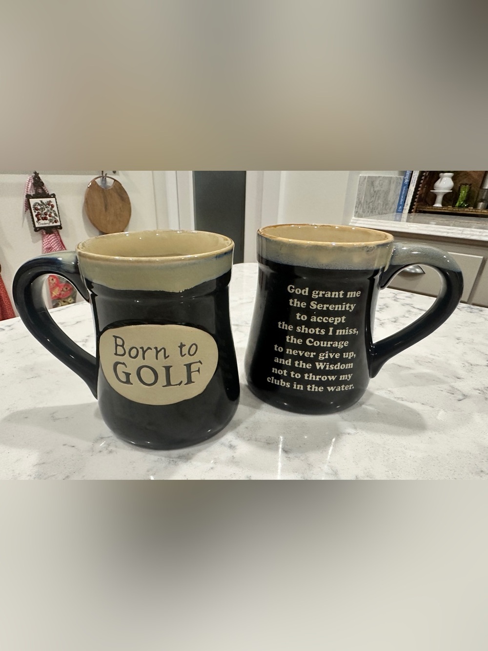 NEW Burton + BURTON Golf Mugs – Set of 2 – Golf Humor